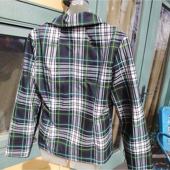 Paper Doll Productions Preppy Tartan Plaid Jacket - Picture 2 of 8